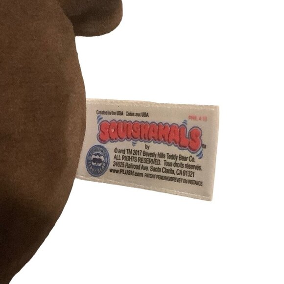 Squishamals Boris The Moose Plush Stuffed Squishy Animal 4 Inch Brown Reindeer - Picture 3 of 4